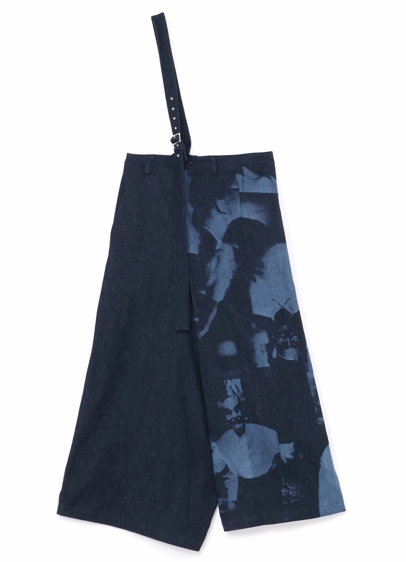 Quick Pack ripstop fabric [Y's 1972 - A MOMENT IN Y's WITH MAX VADUKUL]80oz DENIM SINGLE STRAP PANTS