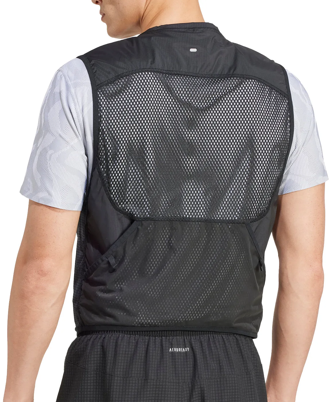 adidas Ultimate Pocket Mens Running Gilet - Black Philanthropy Celebrate