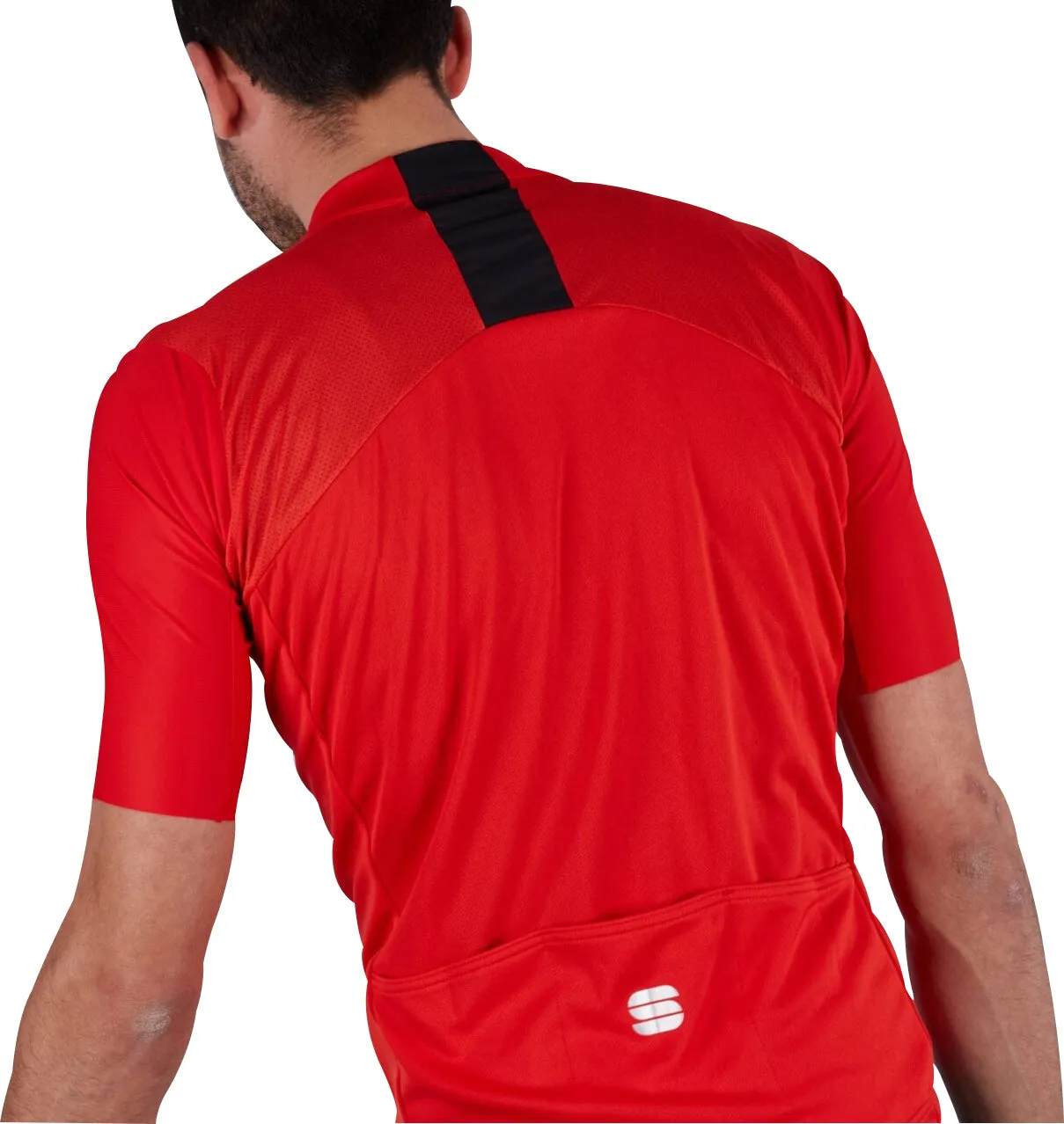 Trendy Top Sportful Strike Short Sleeve Mens Cycling Jersey - Red