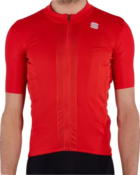 Athletic and Cool soft look Sportful Strike Short Sleeve Mens Cycling Jersey - Red