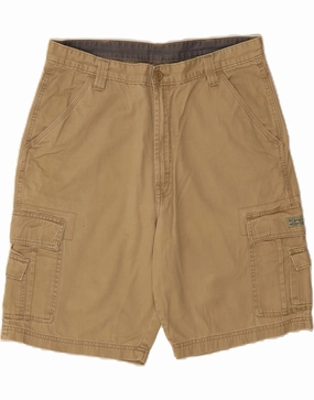 Youth fashion WRANGLER Mens Cargo Shorts W34 Large  Brown Cotton