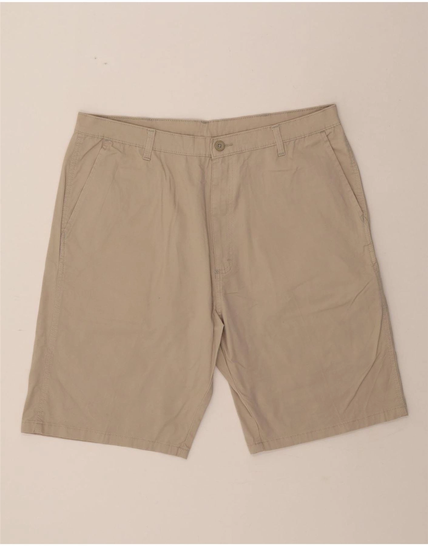 WRANGLER Mens Cargo Shorts W38 XL Beige Cotton Personalized