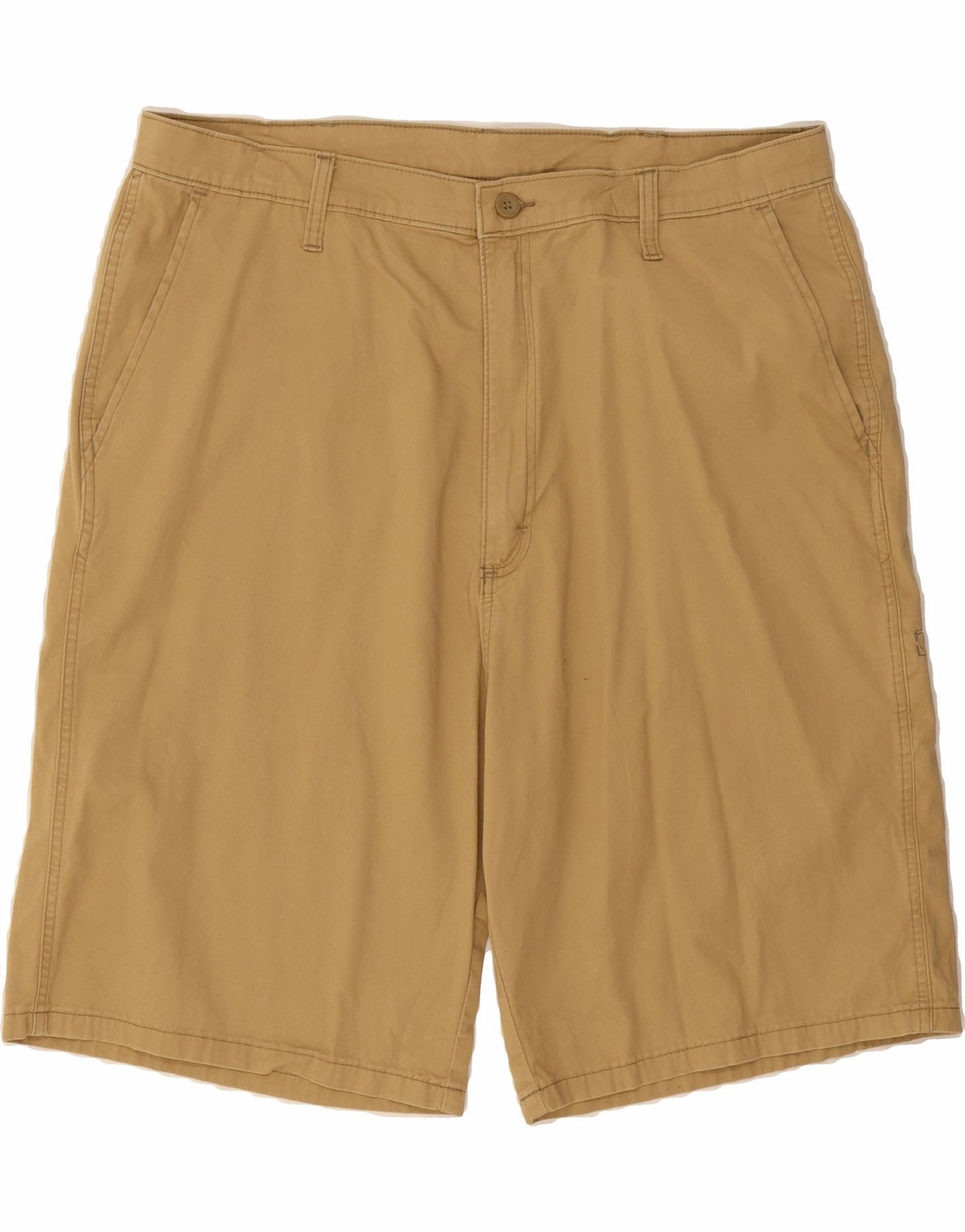 WRANGLER Mens Cargo Shorts W38 XL Beige Cotton Comfort Layer Wear
