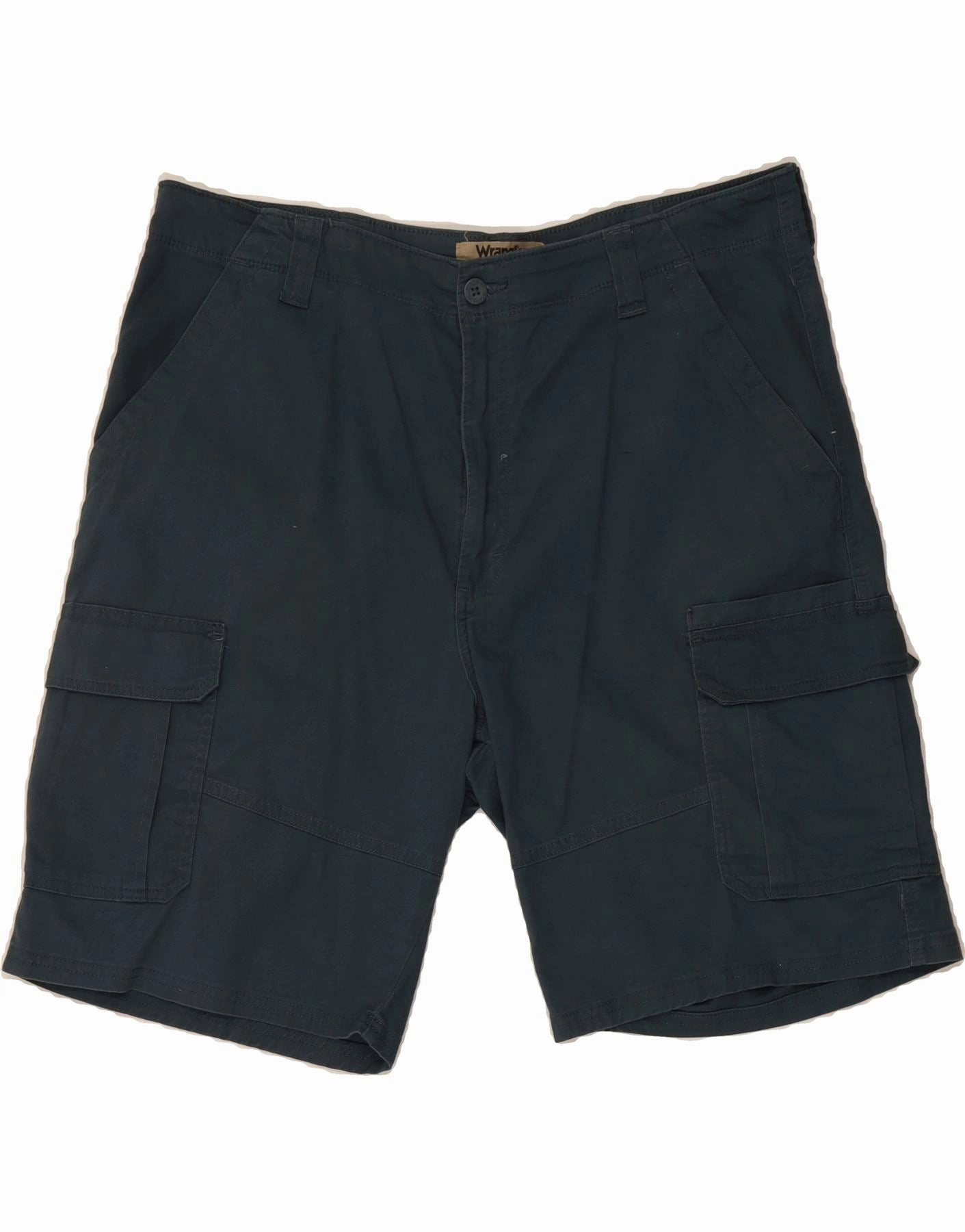 Artisanal WRANGLER Mens Cargo Shorts W38 XL Navy Blue Cotton
