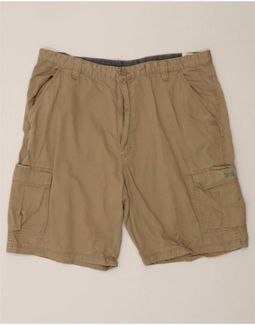 WRANGLER Mens Cargo Shorts W40 XL Beige Cotton Non Restrictive Fit