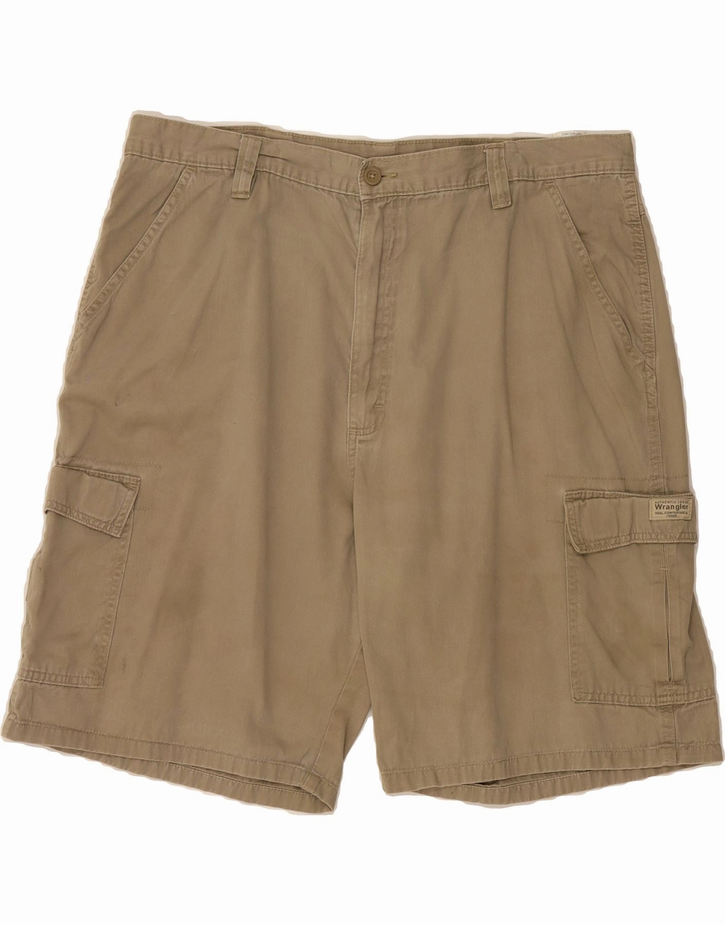 Nylon shorts WRANGLER Mens Cargo Shorts W40 XL Beige Cotton