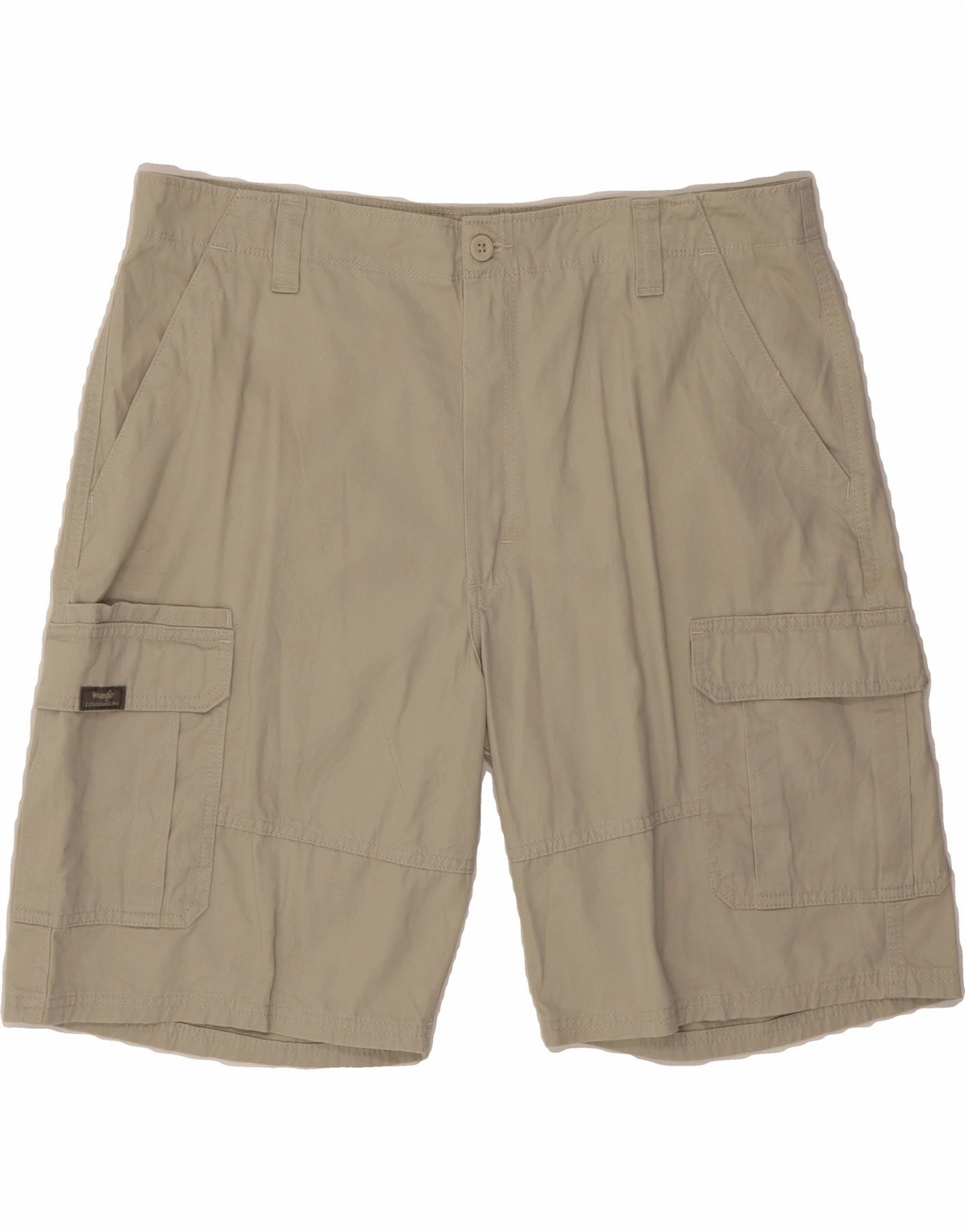 WRANGLER Mens Cargo Shorts W40 XL  Beige Cotton Adjustable Fit