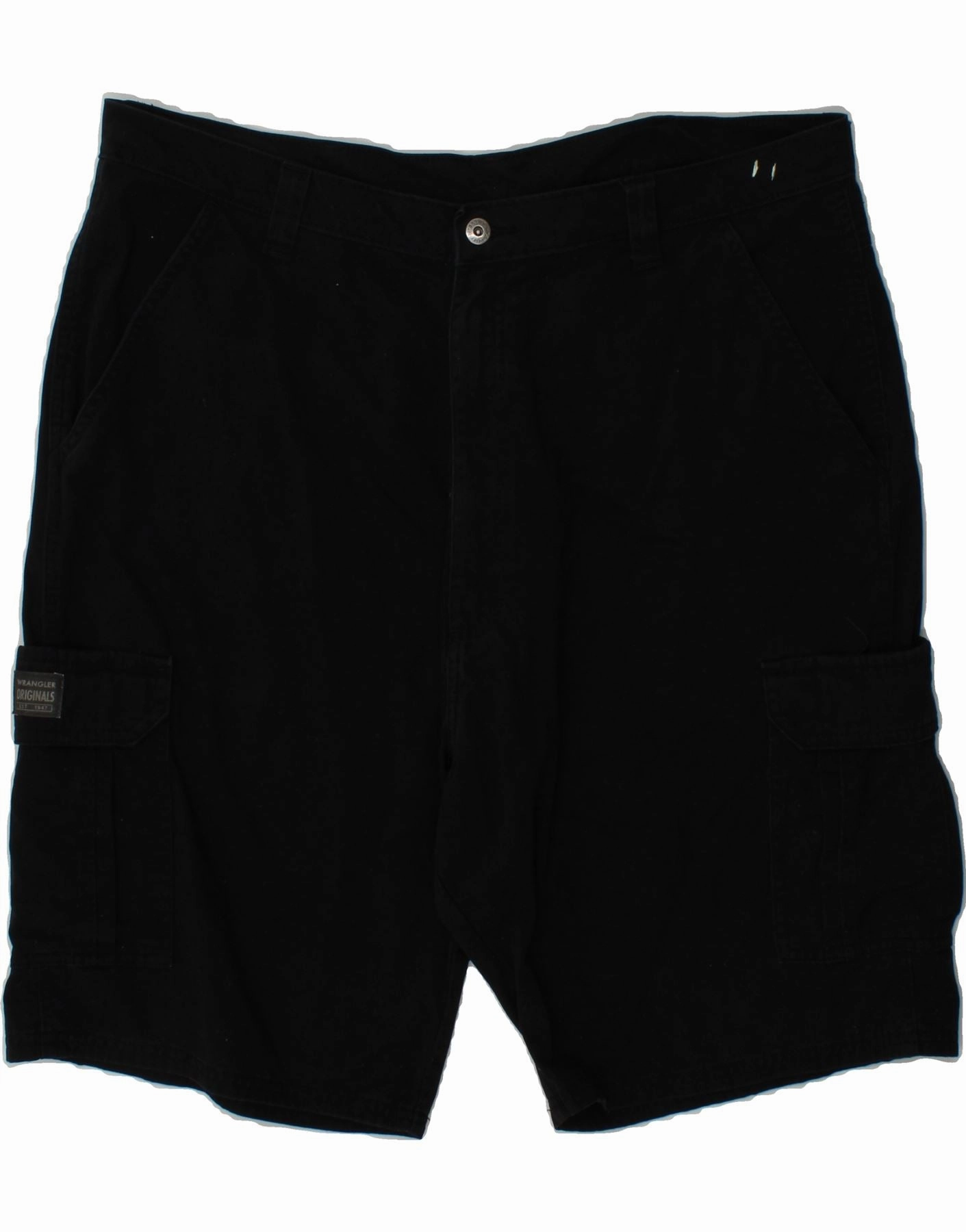 Odor Resistant Coating WRANGLER Mens Cargo Shorts W40 XL Black Cotton