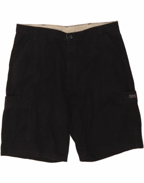 WRANGLER Mens Cargo Shorts W40 XL Black Cotton Quick Wear garden work