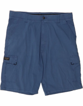 WRANGLER Mens Cargo Shorts W40 XL Blue Cotton Ventilated Back Panels