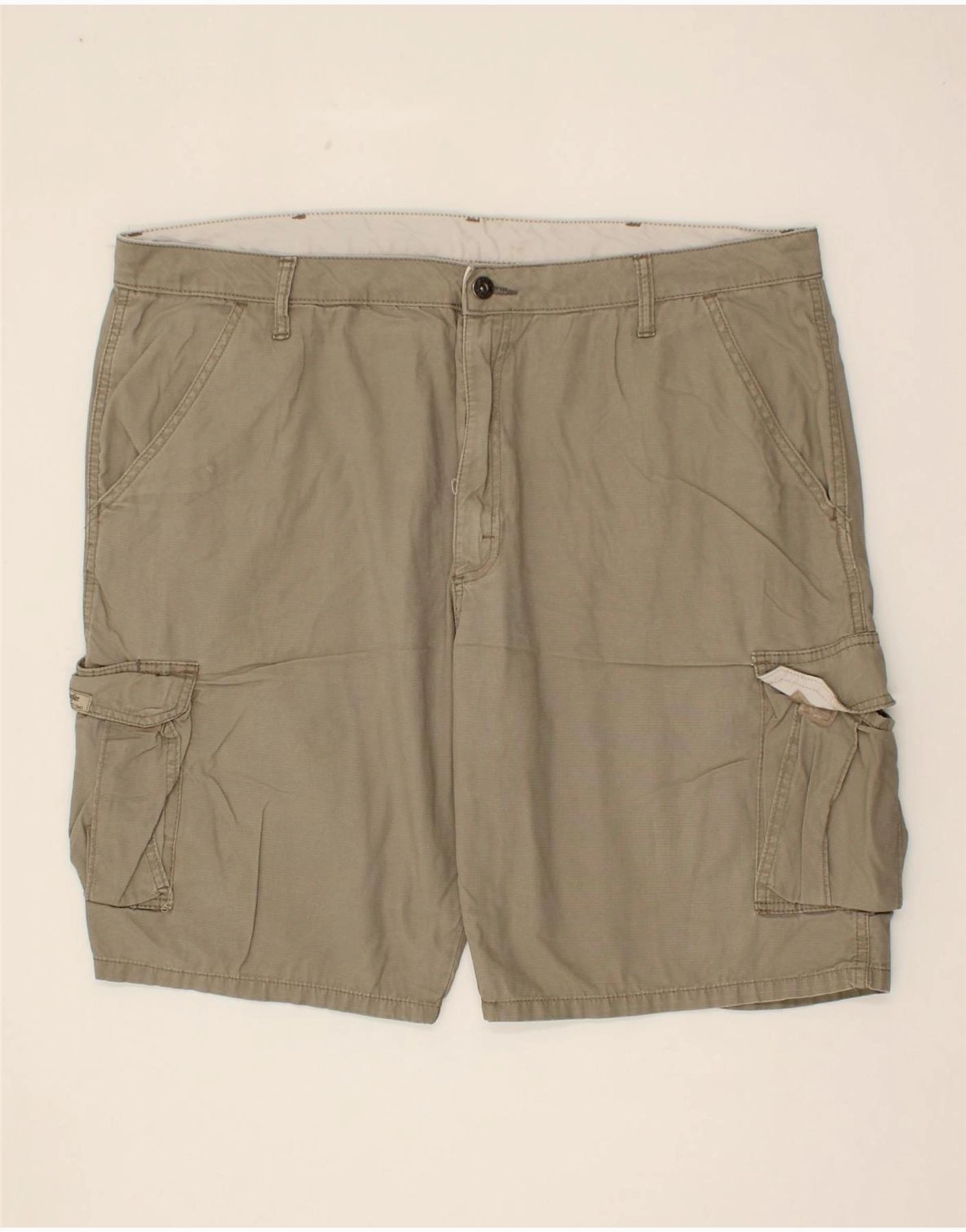 Trendy Fashion Gym Wear WRANGLER Mens Cargo Shorts W40 XL Khaki