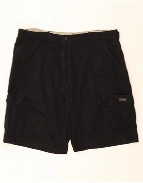 Ultra Breathable WRANGLER Mens Cargo Shorts W42 2XL Black Cotton