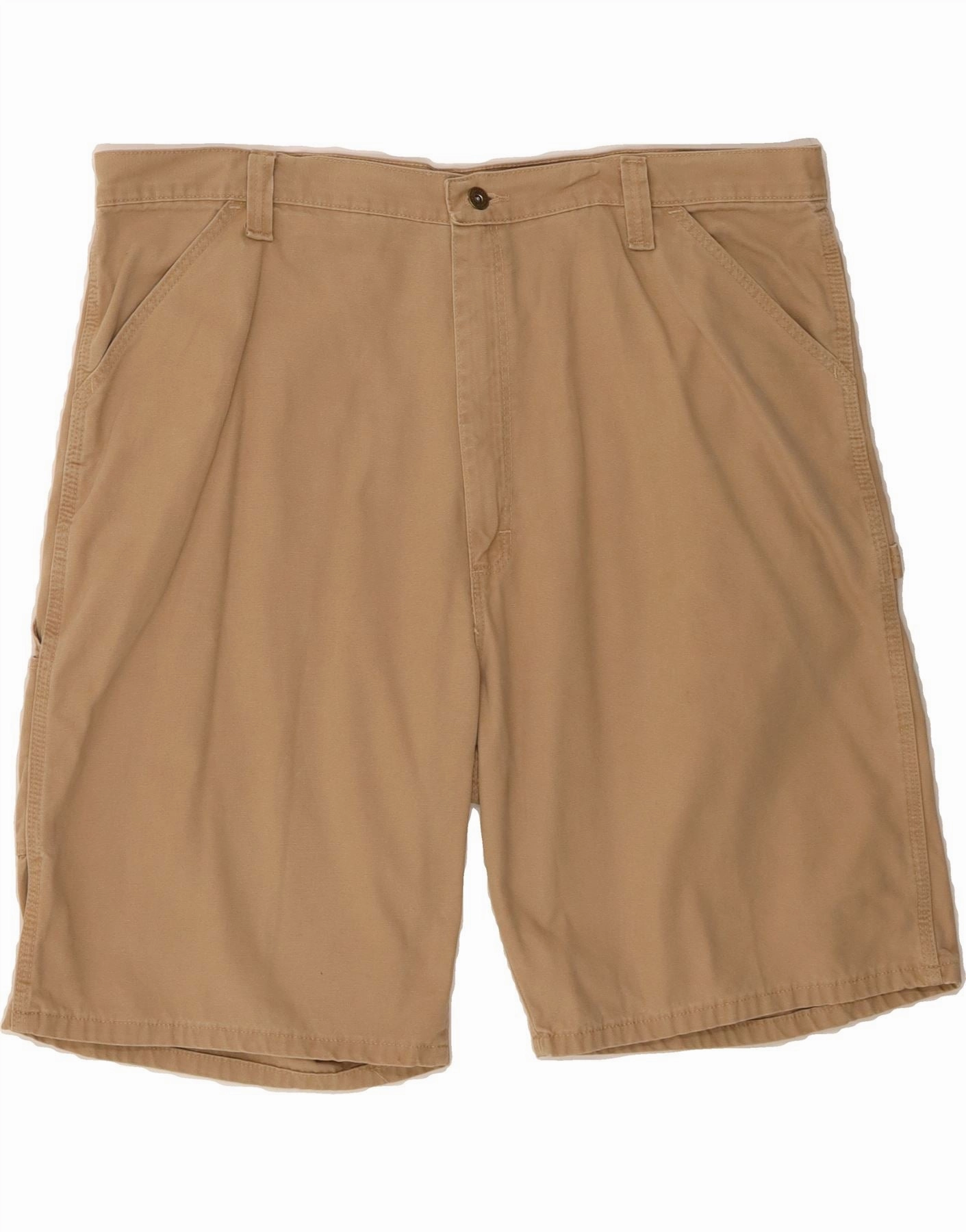 Flexible Layer WRANGLER Mens Cargo Shorts W42 2XL Brown Cotton