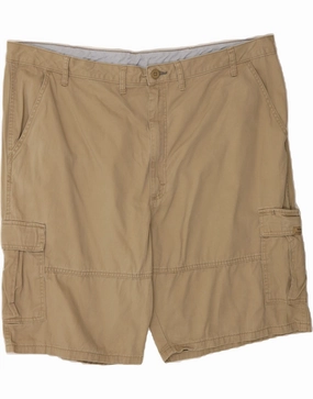 WRANGLER Mens Cargo Shorts W46 3XL Beige Cotton Smart Look swim shorts