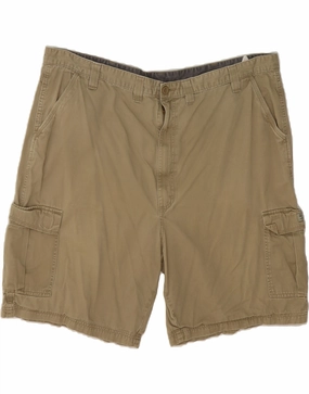 Sporty Performance Mood Wear WRANGLER Mens Cargo Shorts W46 3XL Beige Cotton