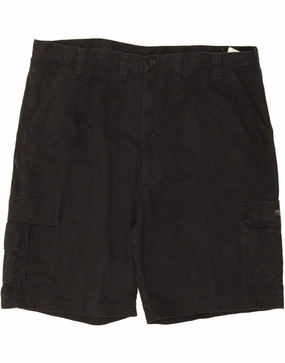 Summer Fun Four Way Stretch Fabric WRANGLER Mens Cargo Shorts W46 3XL Black Cotton