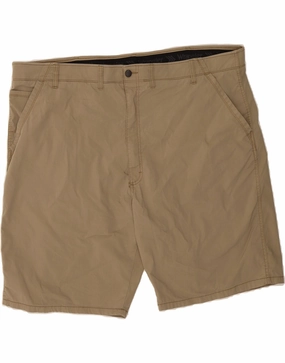 school wear Slip Resistant Inner Lining WRANGLER Mens Cargo Shorts W48 4XL Beige Cotton