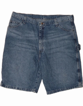 floral shorts Light Design WRANGLER Mens Carpenter Denim Shorts W42 2XL Blue Cotton