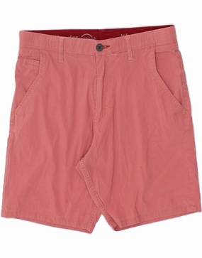 WRANGLER Mens Chino Shorts W32 Medium Pink Cotton mix and match