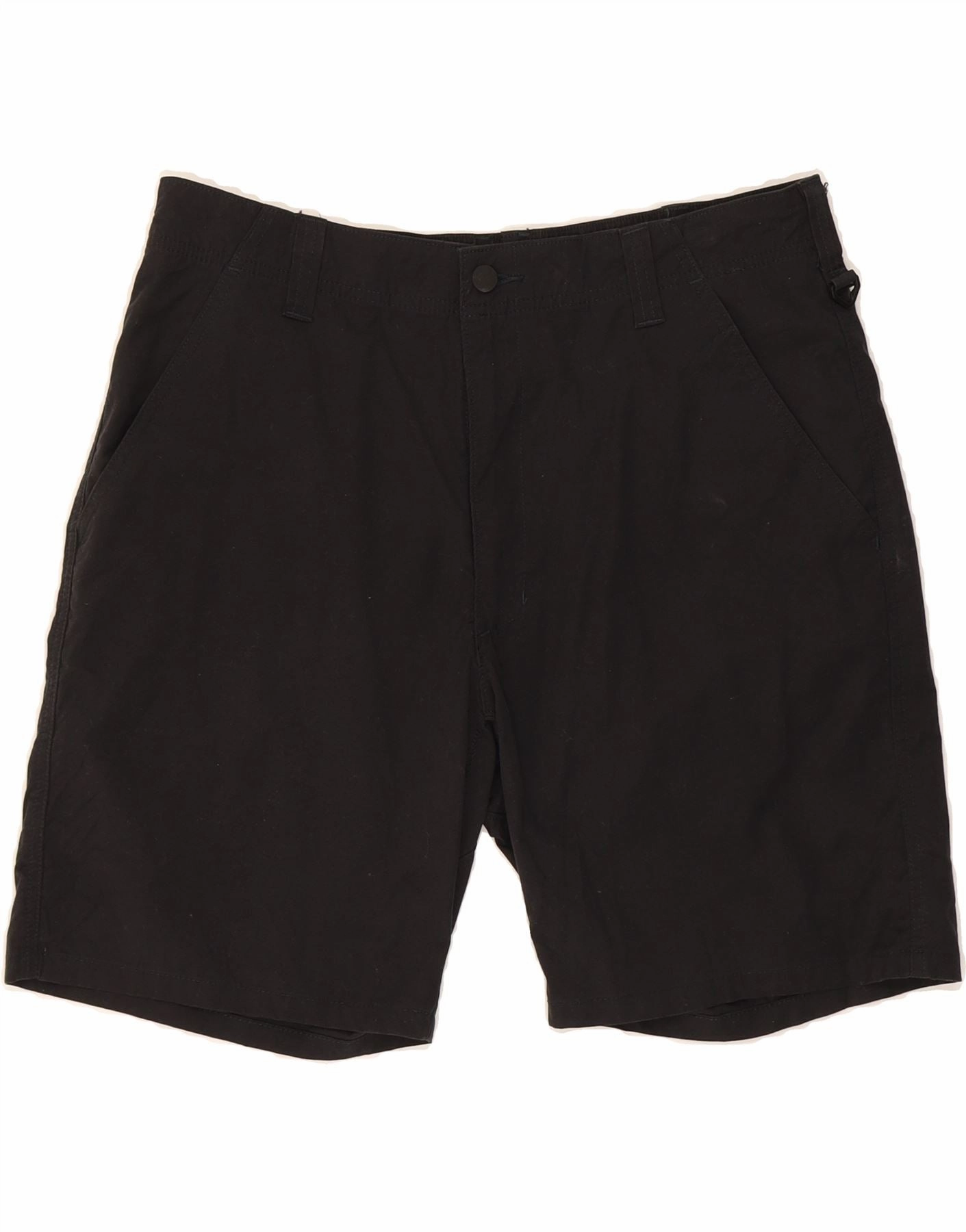 Quick Evaporation Fabric Vented Hem Details WRANGLER Mens Chino Shorts W34 Large  Black