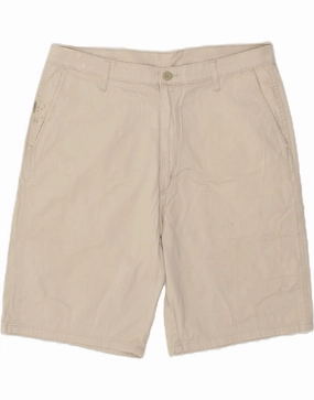 WRANGLER Mens Chino Shorts W38 XL Beige Cotton Performance Ready