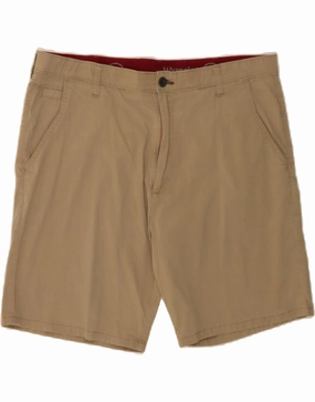 WRANGLER Mens Chino Shorts W40 XL Beige Cotton Stretchable Fit Casual Fit