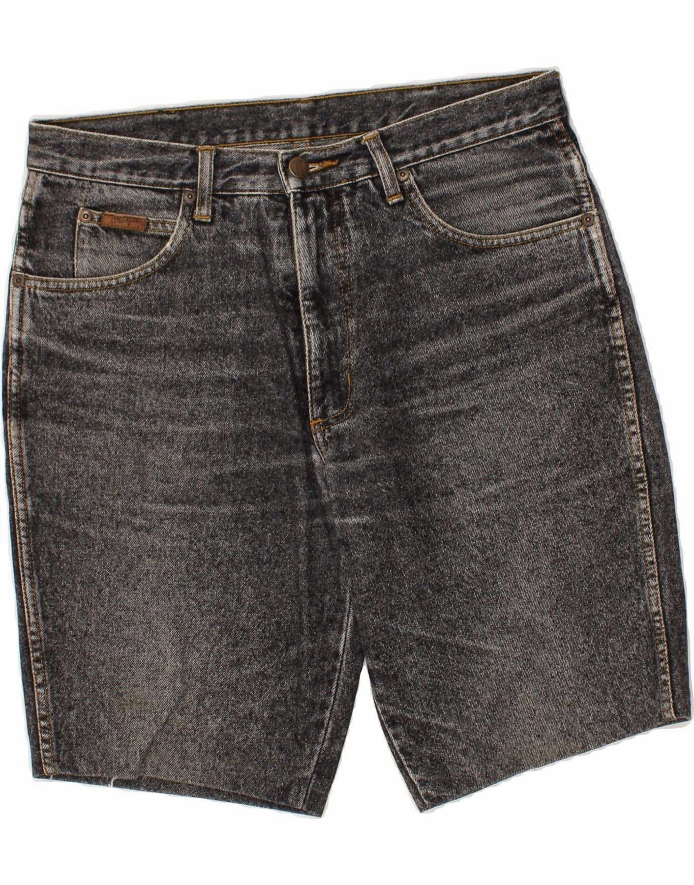 WRANGLER Mens Denim Shorts W30 Medium  Grey Breezy Feel