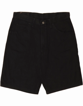 Breathable fabric construction fishing outfit WRANGLER Mens Denim Shorts W34 Large  Black Cotton