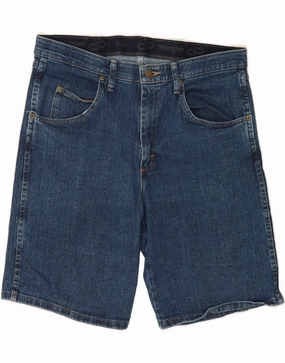 WRANGLER Mens Denim Shorts W36 Large  Blue Cotton Urban Comfort