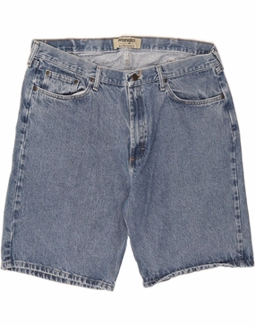 hikers Weekend Style WRANGLER Mens Denim Shorts W40 XL Blue Cotton