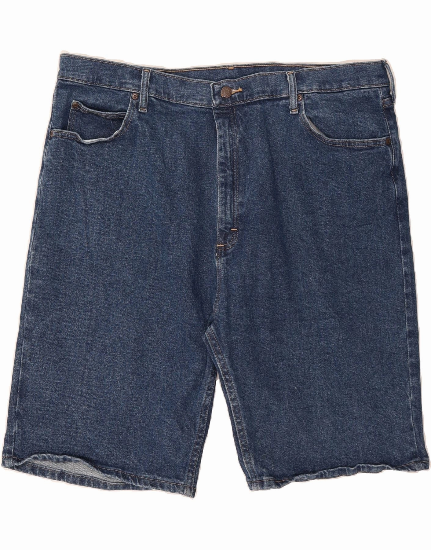 Utility Fit All Day WRANGLER Mens Denim Shorts W42 2XL Blue Cotton