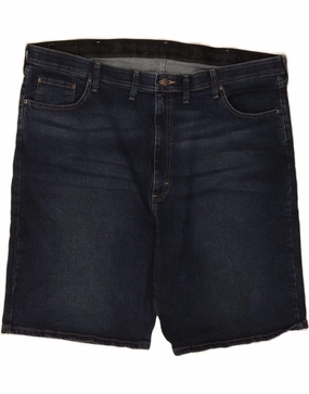WRANGLER Mens Denim Shorts W44 2XL Blue Cotton Quick Fit Trend Essential