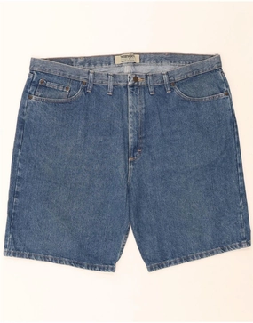 WRANGLER Mens Denim Shorts W44 2XL Blue Cotton Summer Wardrobe Performance Stretch