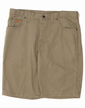 WRANGLER Mens Hawaii Casual Shorts W36 Large  Grey Cotton Ultra Soft Waistband Flatlock Seams