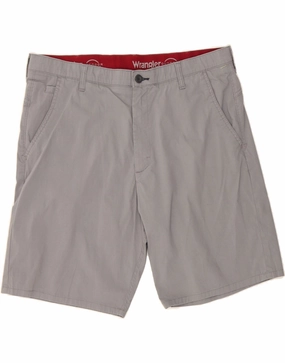 cycling clothing WRANGLER Mens Outdoor Chino Shorts W38 XL Grey Cotton