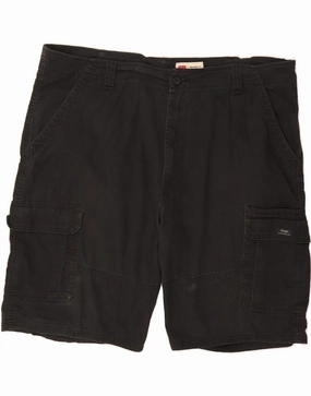 WRANGLER Mens Relaxed Fit Cargo Shorts W42 2XL Grey Cotton Versatile Layering Capability