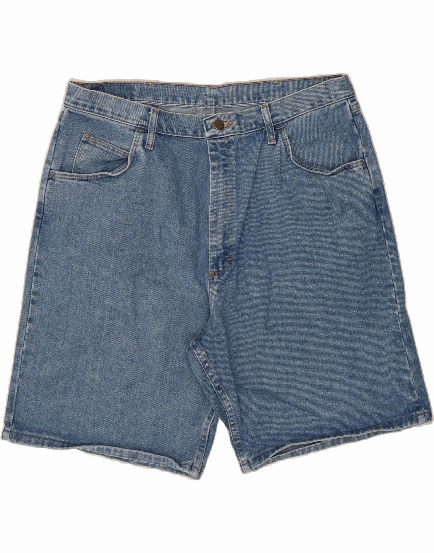 Slip Resistant Inner Grip WRANGLER Mens Relaxed Fit Denim Shorts W40 XL Blue Cotton