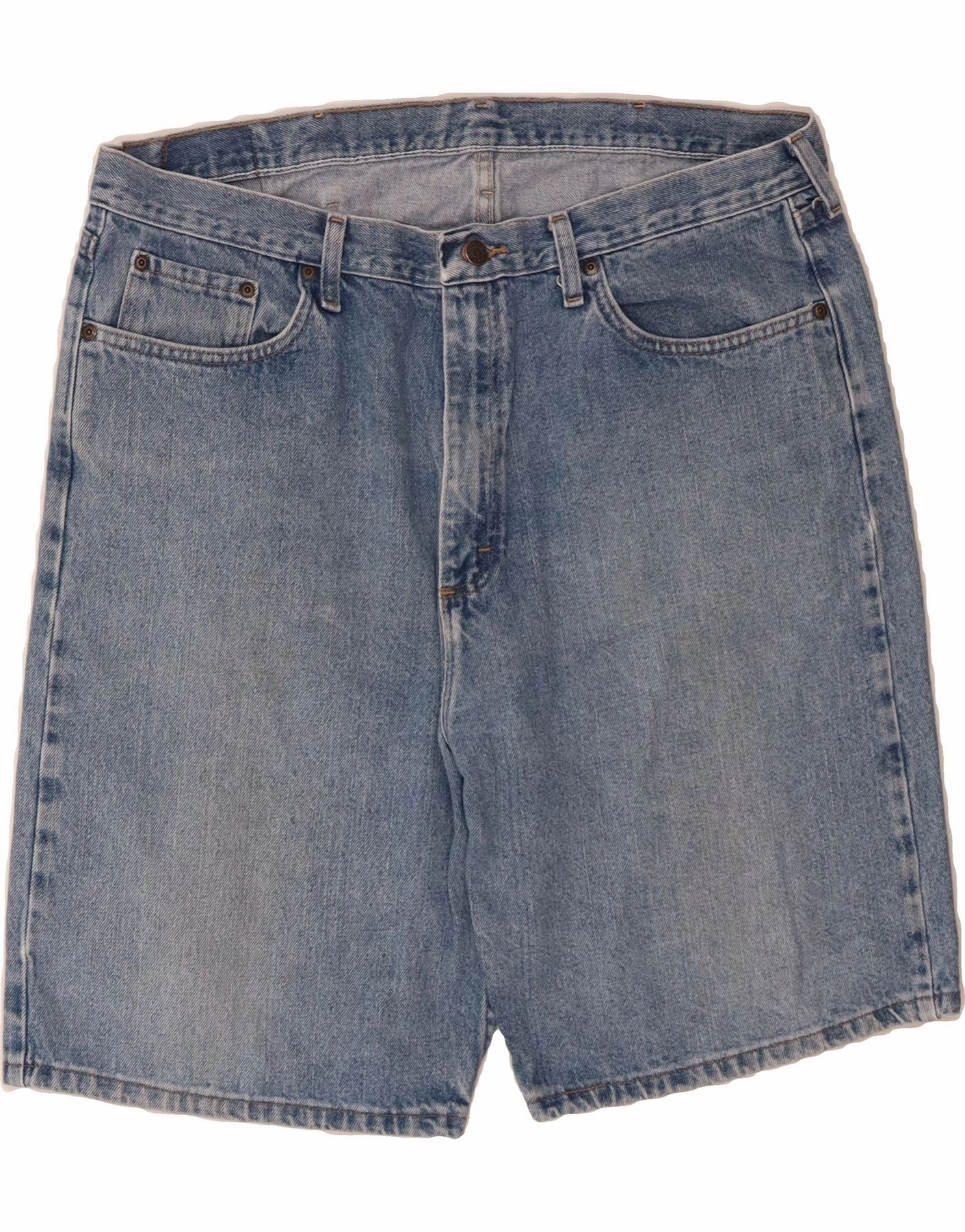 Easy Flow Fit WRANGLER Mens Relaxed Fit Denim Shorts W40 XL Blue Cotton