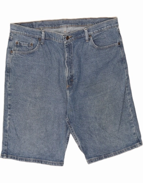 Simple Comfort WRANGLER Mens Relaxed Fit Denim Shorts W40 XL Blue Cotton