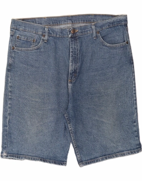 HypoallergenicLining Versatile Design WRANGLER Mens Relaxed Fit Denim Shorts W40 XL Blue Cotton