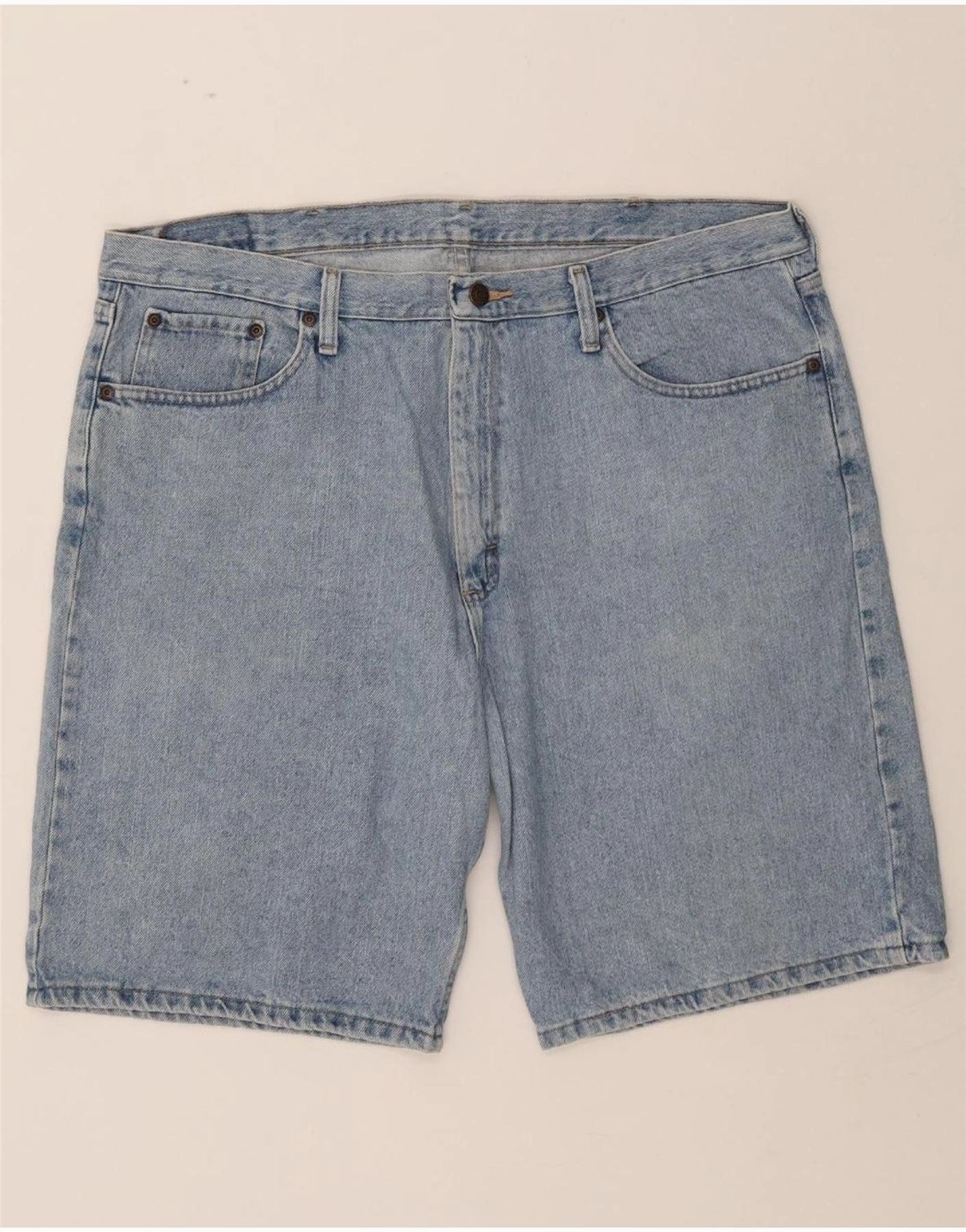 Casual Style WRANGLER Mens Relaxed Fit Denim Shorts W40 XL Blue Cotton