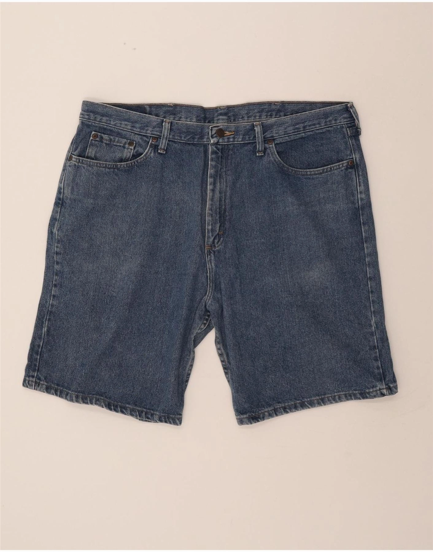 WRANGLER Mens Relaxed Fit Denim Shorts W40 XL Blue Cotton Dance wear