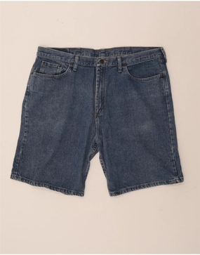 WRANGLER Mens Relaxed Fit Denim Shorts W40 XL Blue Cotton Dance wear