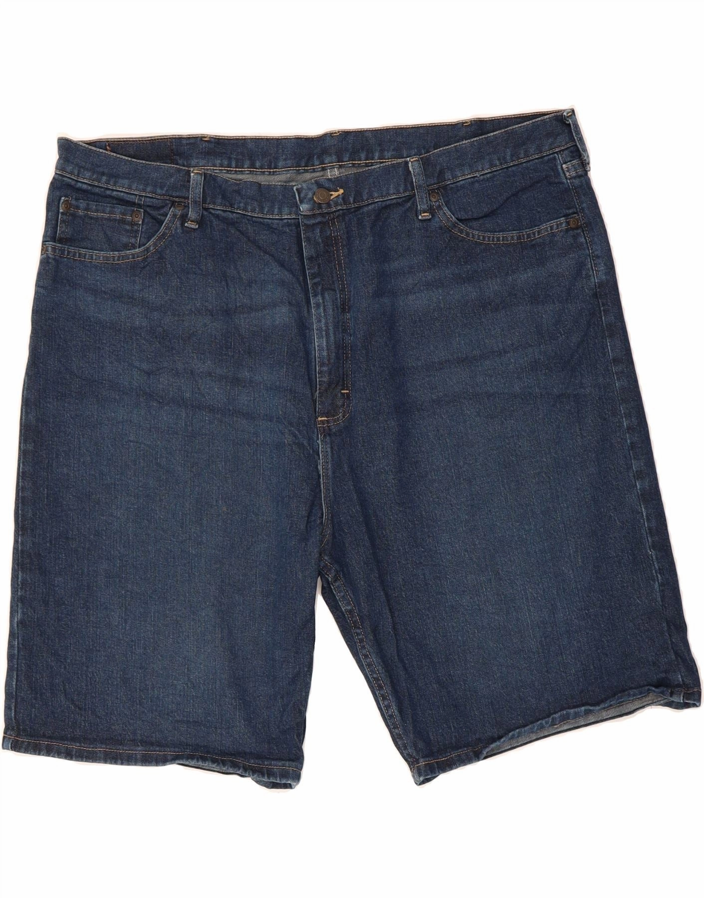 WRANGLER Mens Relaxed Fit Denim Shorts W42 Medium  Blue Cotton Sporty Vibe Wear
