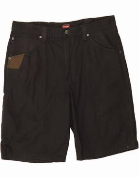 Preppy Style WRANGLER Mens Workwear Shorts W38 XL Black