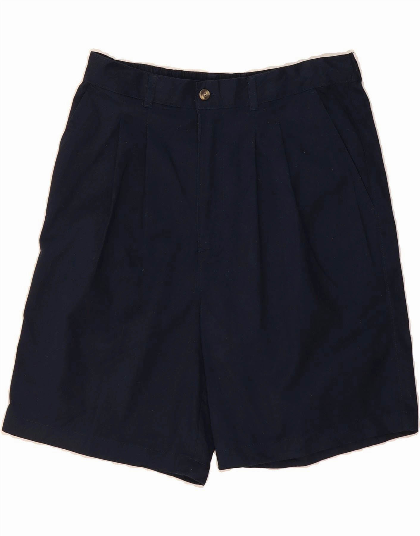 Daily Layer Fashion Forward PURITAN Mens Pegged Chino Shorts W34 Large  Navy Blue Polyester