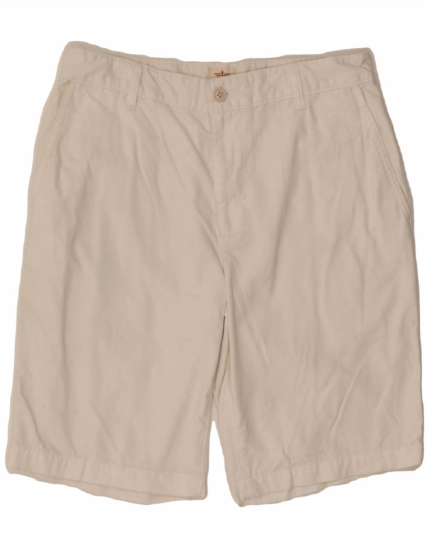 DOCKERS Mens Chino Shorts W32 Medium  White Cotton Fitness wear Heat Ready