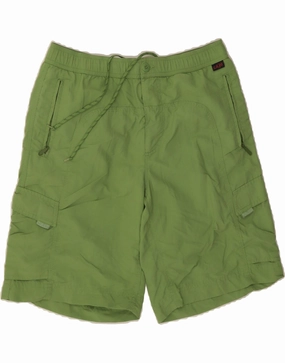 Outdoor Movement EDDIE BAUER Mens Cargo Shorts W30 Medium Green Nylon