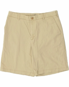 Noise Free Operation Design IZOD Mens Chino Shorts W34 Large Beige Cotton