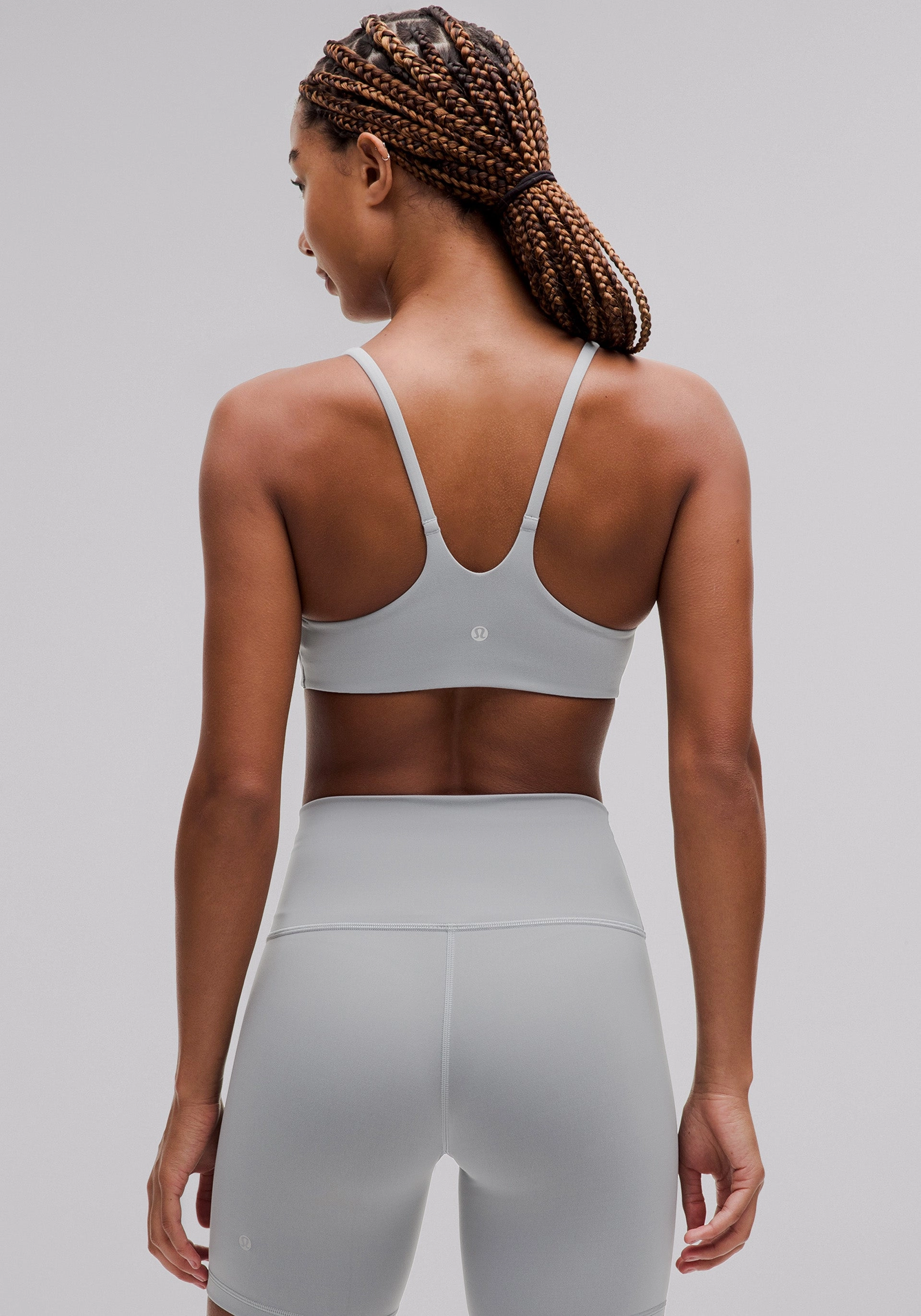 Wunder Train Strappy Racer Bra | Light Support, A/B Cup Red workout gear Body Hugging Contour